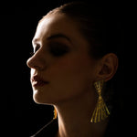 Load image into Gallery viewer, Geometric Chic - 925 Silver Foldable Earrings: Gold Rhodium Plating
