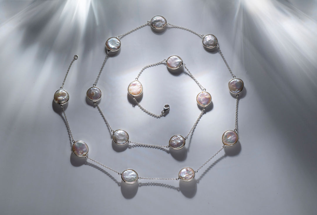 Poseidon - Pearl Stone Necklace