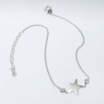 Load image into Gallery viewer, Aura - Zirconia Solitaire Star Charm Anklet
