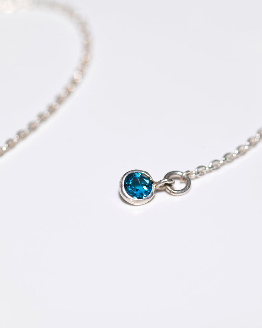 Charis - London Blue Topaz & Multi-Semi Stone Necklace