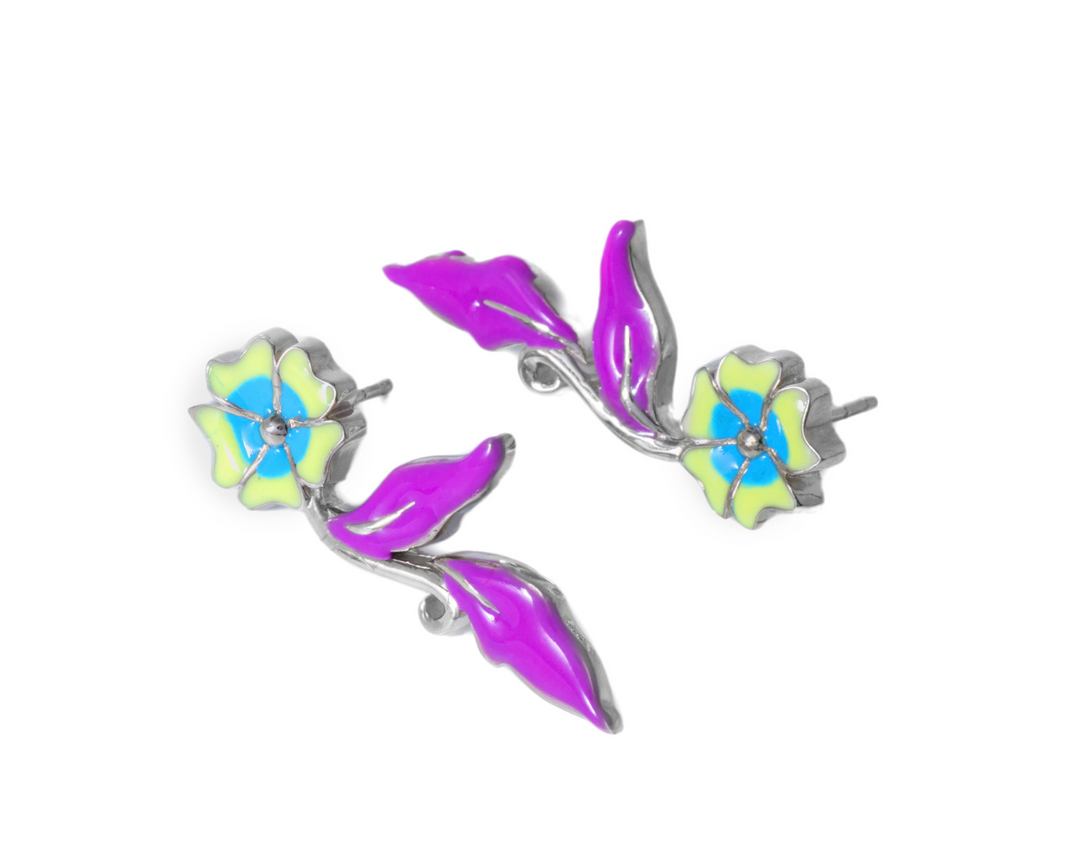 Caelestis - Waterproof Enamel Flower and Vine Set