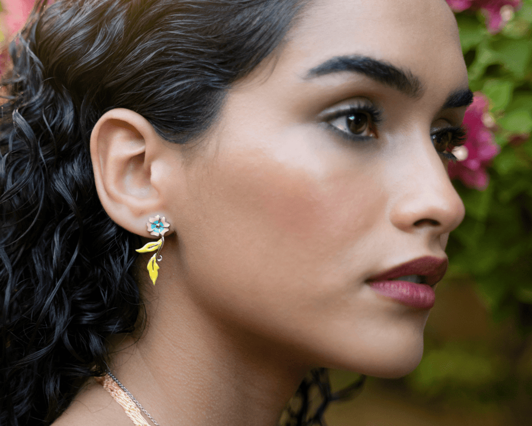 Caelestis - Waterproof Enamel Flower and Vine Set