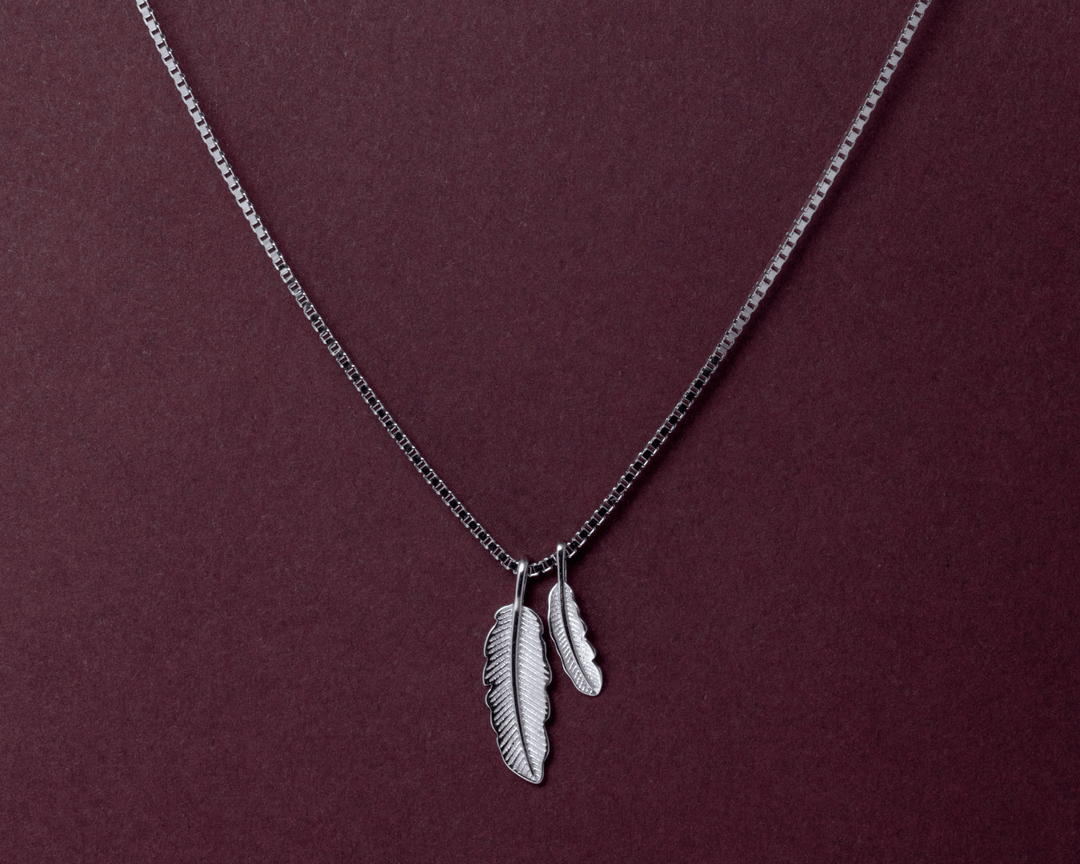 Leaflet Link Silver Chain