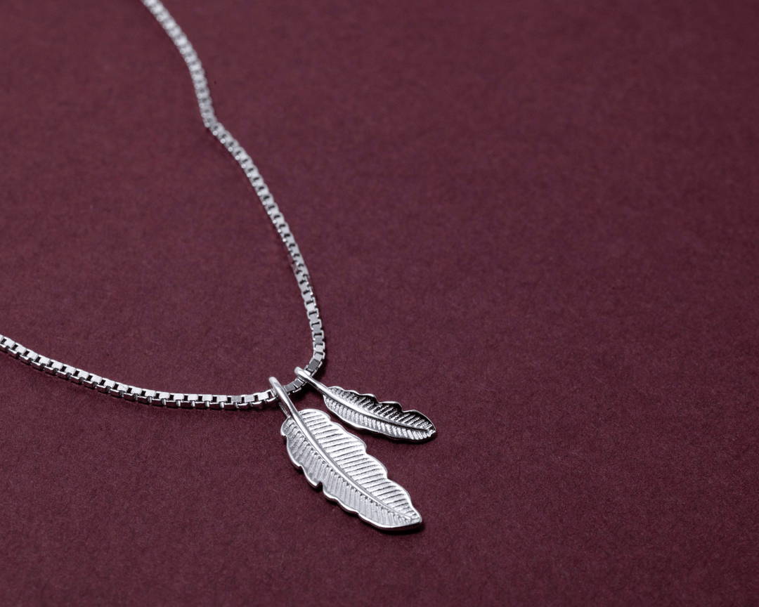 Leaflet Link Silver Chain