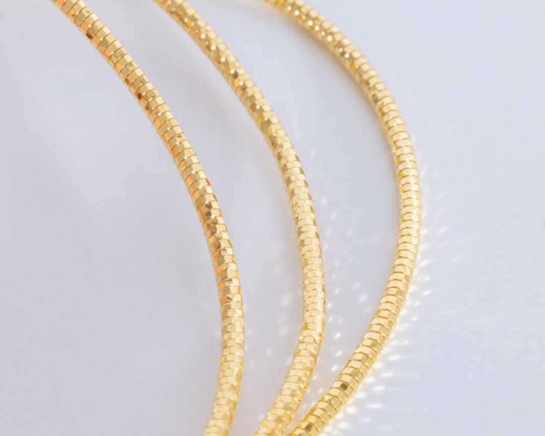 Midas - Triple Layered Chain Bracelet: Gold Polish
