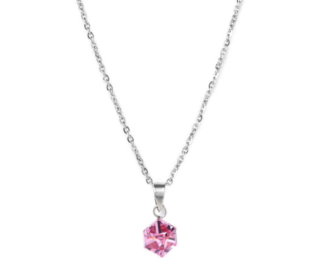 Hermes - Cubic Crystal Pendant Necklace