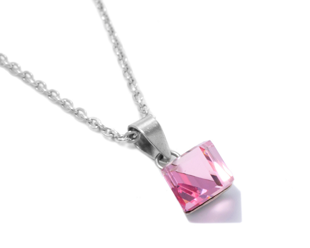 Hermes - Cubic Crystal Pendant Necklace