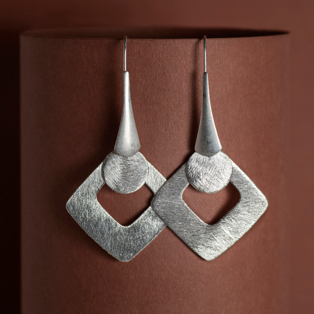 Hera - Matte Finish Dangler Earrings