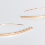 Load image into Gallery viewer, Penelope - Gold Polish Long Dangler Earrings
