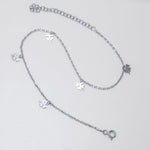 Load image into Gallery viewer, Hypnos - Cable Link Clover Charm Anklet
