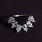 Load image into Gallery viewer, Laurel - Zirconia Crown Ring
