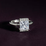 Load image into Gallery viewer, Vega - Princess Cut Zirconia Solitaire Ring
